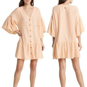 Rip Curl Kokomo Shift Dress - Size S - Oversized Beach Summer Lightweight, NWT